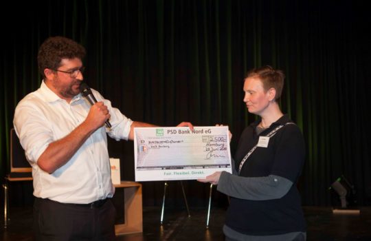 4. Förderpreis für Deutsche Waldjugend Landesverband Hamburg e.V.: André Thaller, Ines Möller